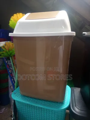 50litres Plastic Swing-Top Dustbin,