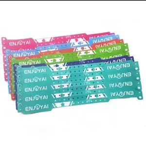 Branded Vinyl Plastic Wristbands