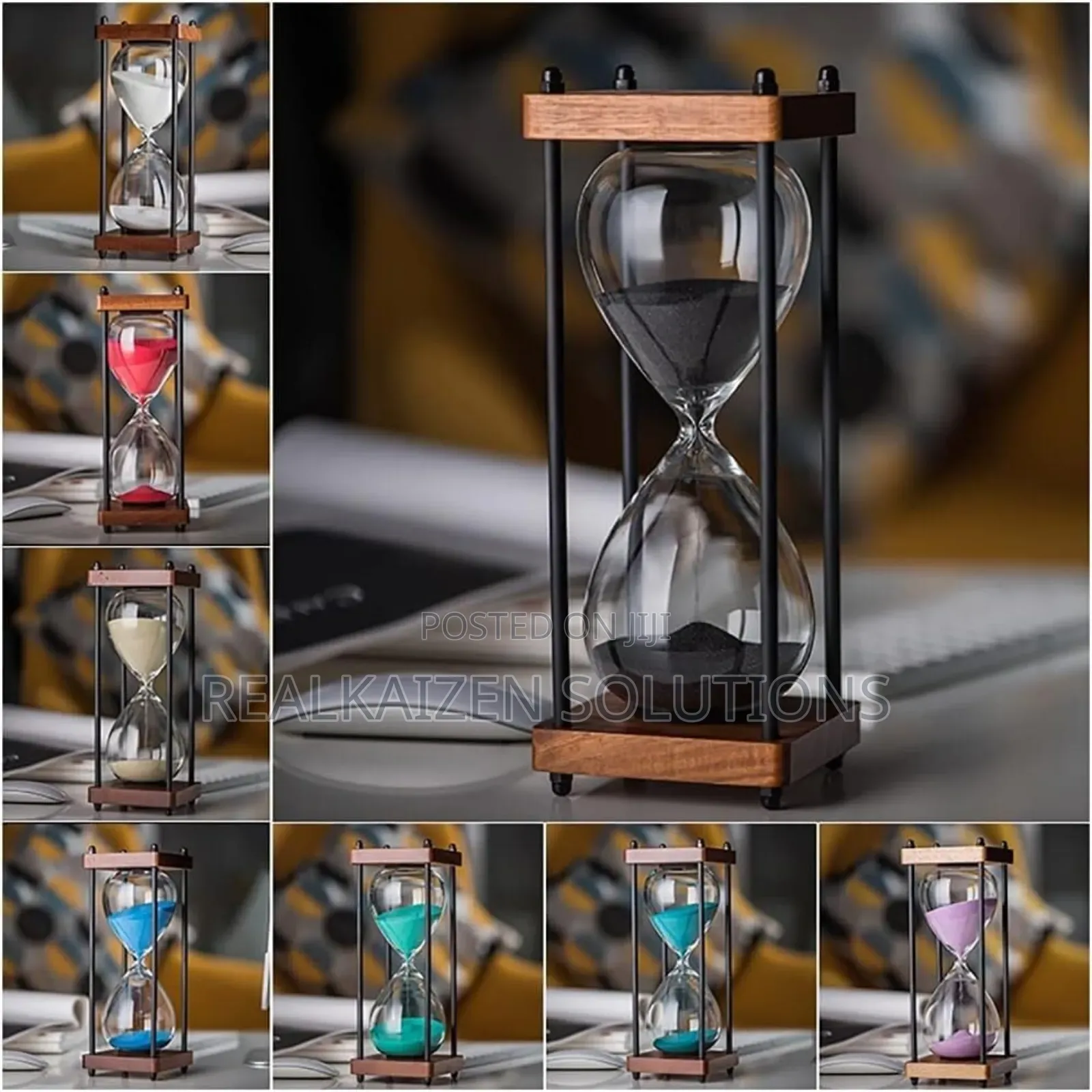 Usa Hour Glass Timer Metal Sand Timer