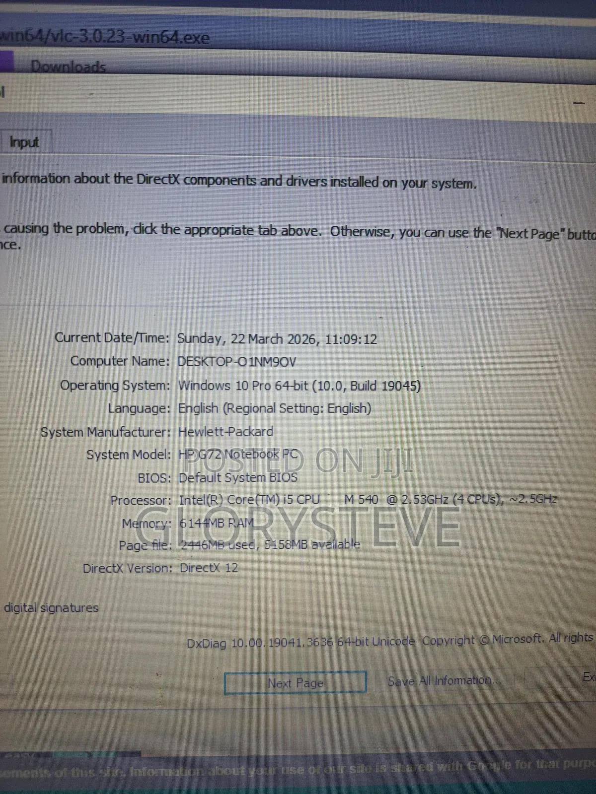 Laptop HP Stream Notebook 6GB Intel Core i5 HDD 320GB