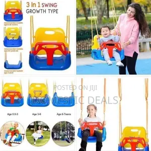 3-in-1 Toddler Baby Swing Seat Featuring Adjustable Ropes