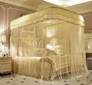 Two Stand Adjustable Frame Mosquito Net Cream