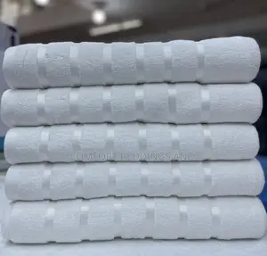 Large White Cotton Towels