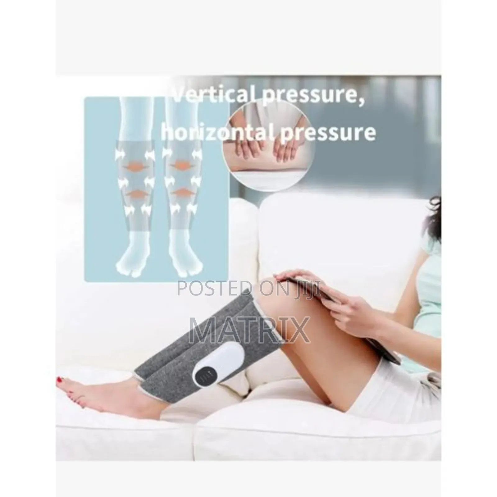 Leg Massager for Blood Circulation and Pain Relief by Air Compression