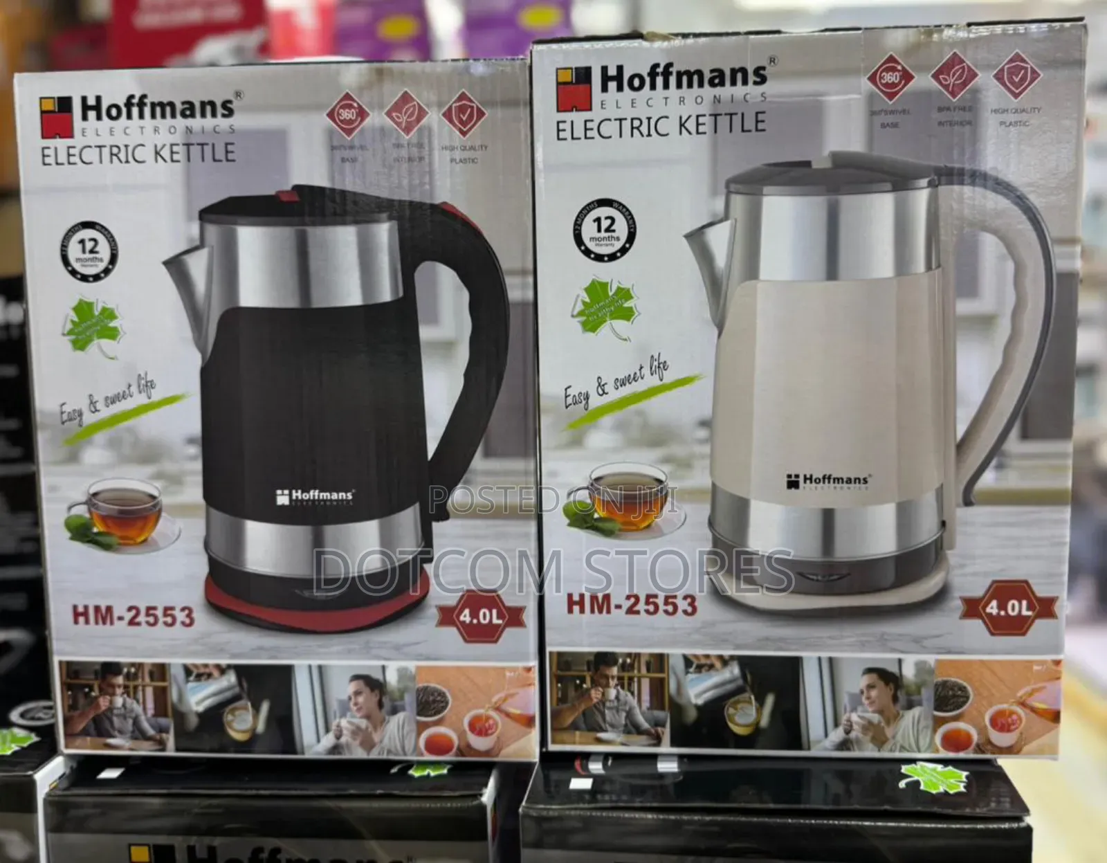 4l Hm-2553 Hoffmans Electric Kettle