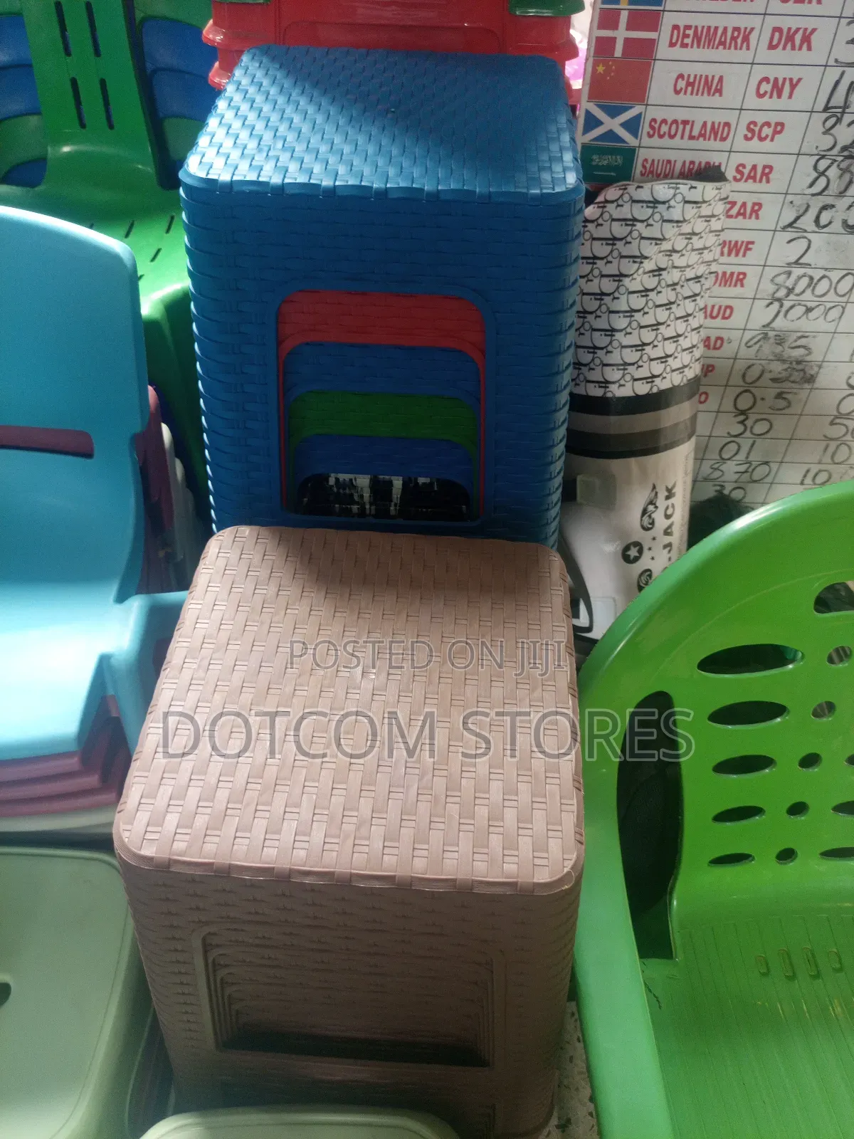Stackable Plastic Stools