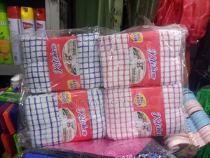 Set of Kitchen Collection Checked Terry Dish Towels