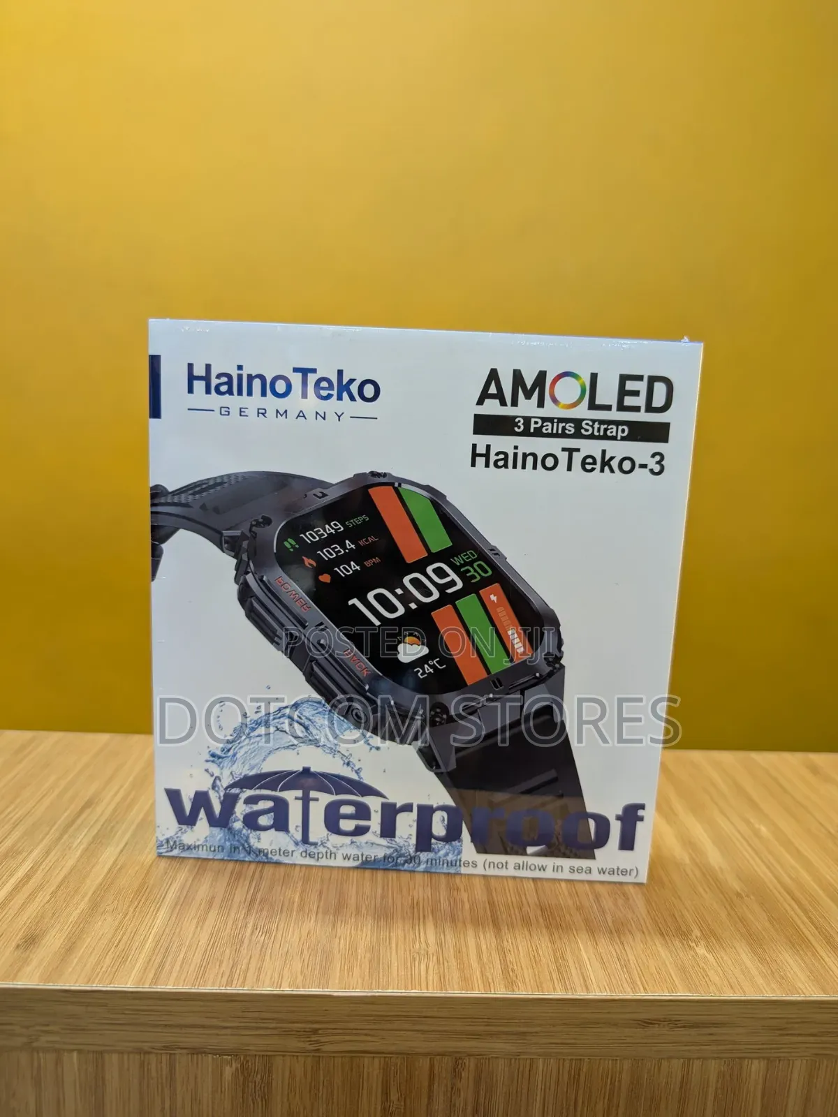 Haino Teko-3, A Smartwatch Featuring An Amoled Display.