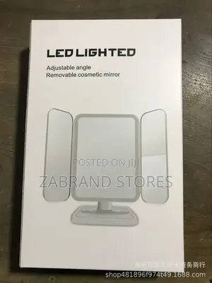 Led Light 3 Sided Mirror