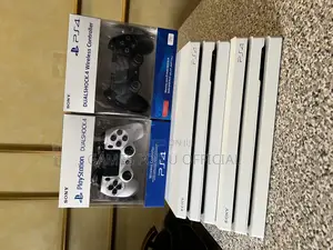 Ps4 Pro Console Used Display 2 New Pads Package