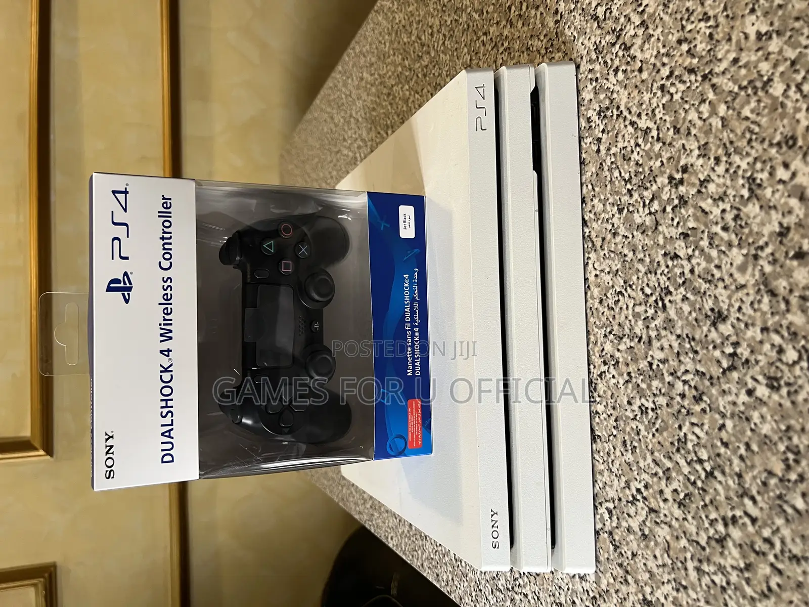 Ps4 Pro Console Controller White 17 Games