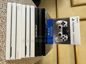 Ps4 Pro Consoles Used Pro BLK WHT 1tb Silver Pad