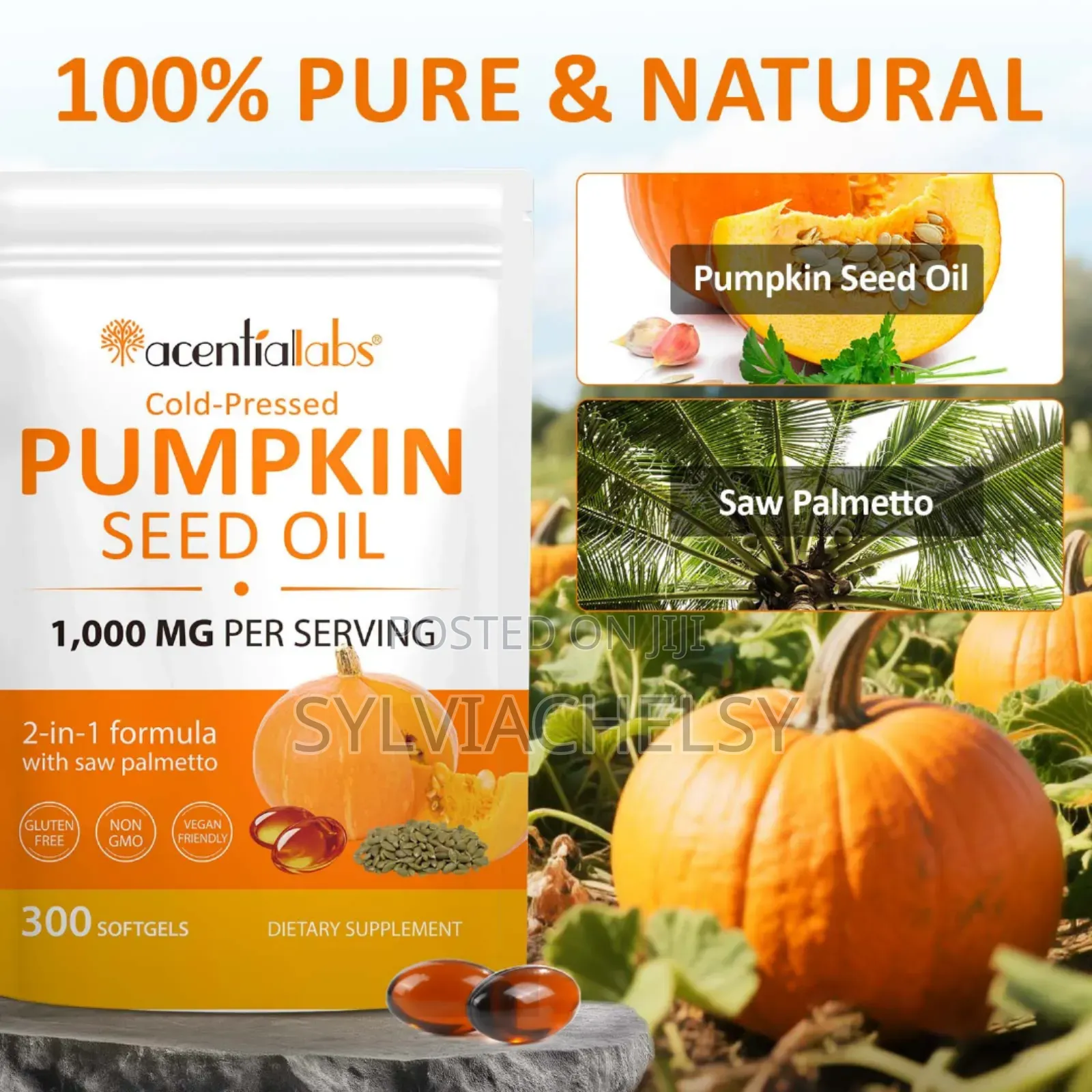 Pumpkn Seed Oil With Saw Palmetto
