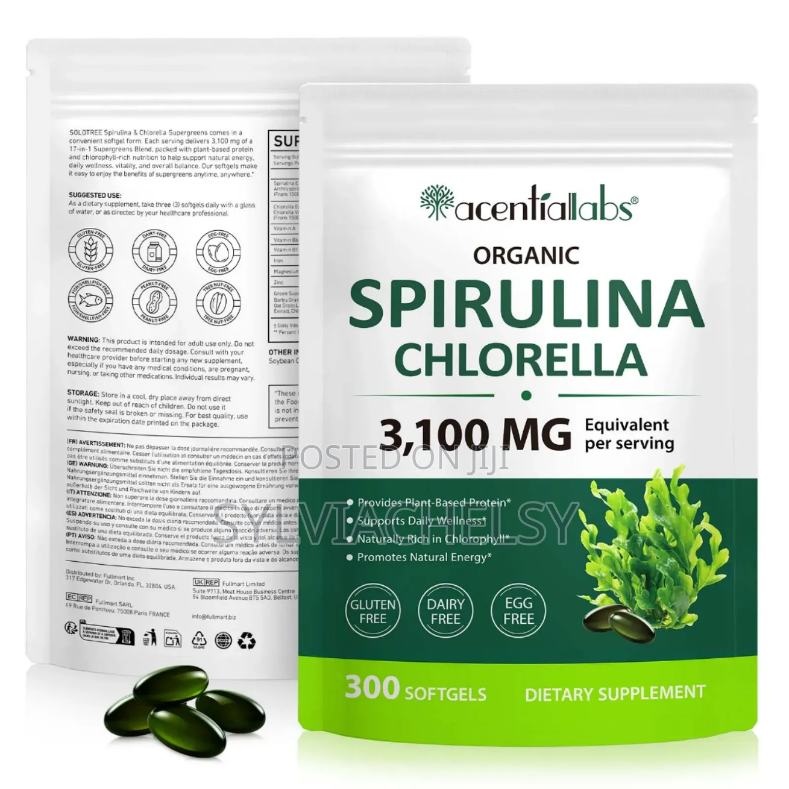 Spirulina Chlorella