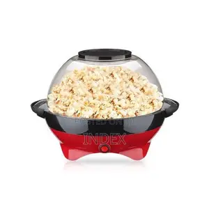Reliable Mini Round Electric Popcorn Maker - Red