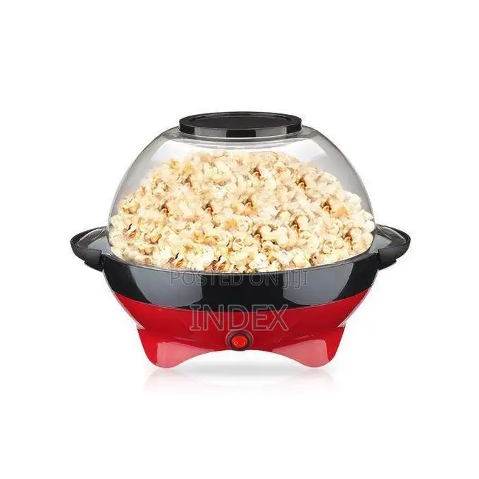 Reliable Mini Round Electric Popcorn Maker - Red