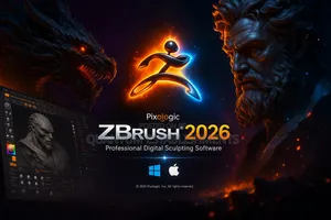 Zbrush 2026 Full Version | 3d Sculpting Software | Win/Mac