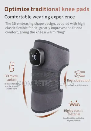 Knee Massager With Heat and Vibration, Knee Heating Pad