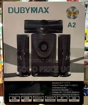 Dubymax Incredible A2 3.1ch Multimedia Speaker System.
