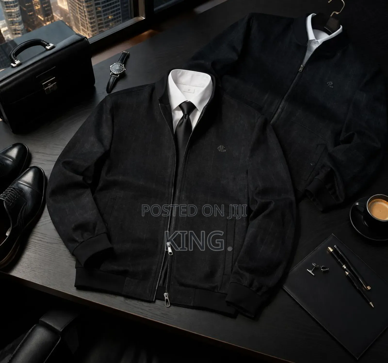 Black Men's Official Jackets
