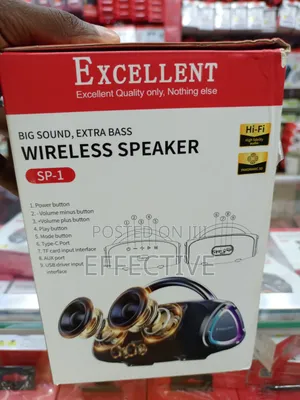 Excellent Sp-1 Wireless Speaker.