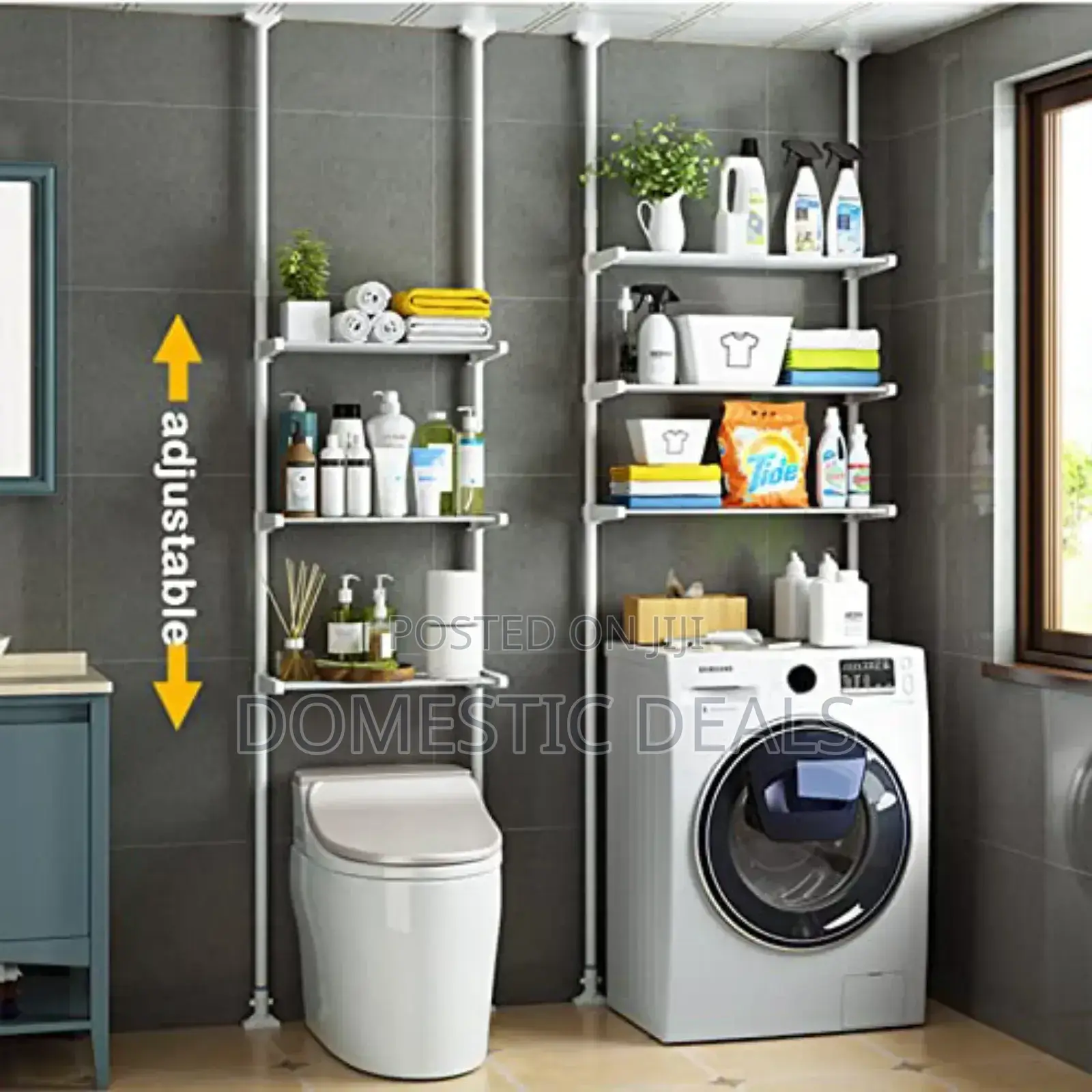 3-Tier Space Saver Shelf Adjustable Height
