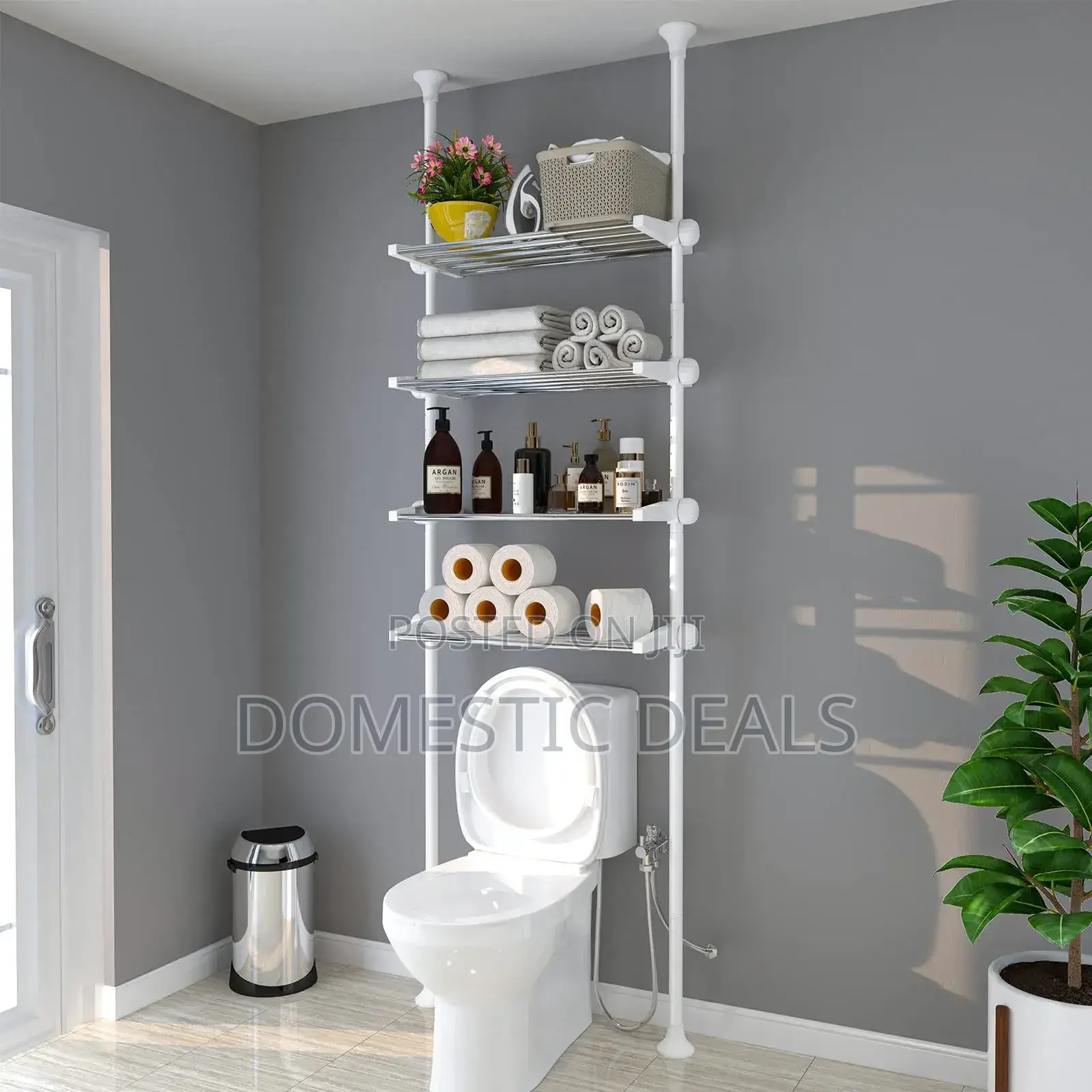 3-Tier Space Saver Shelf Adjustable Height