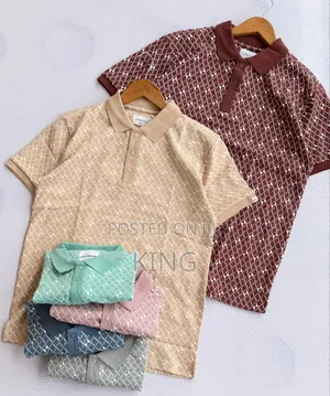 Gant Cream Printed Polo Shirts,