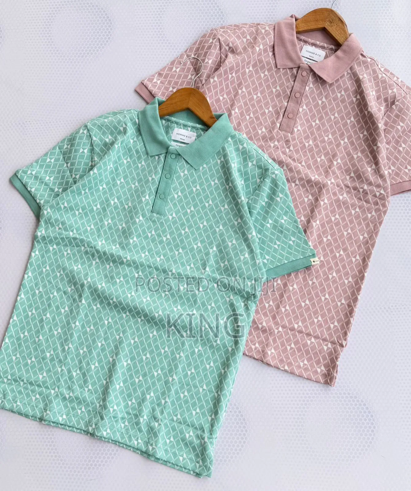 Gant Cream Printed Polo Shirts,