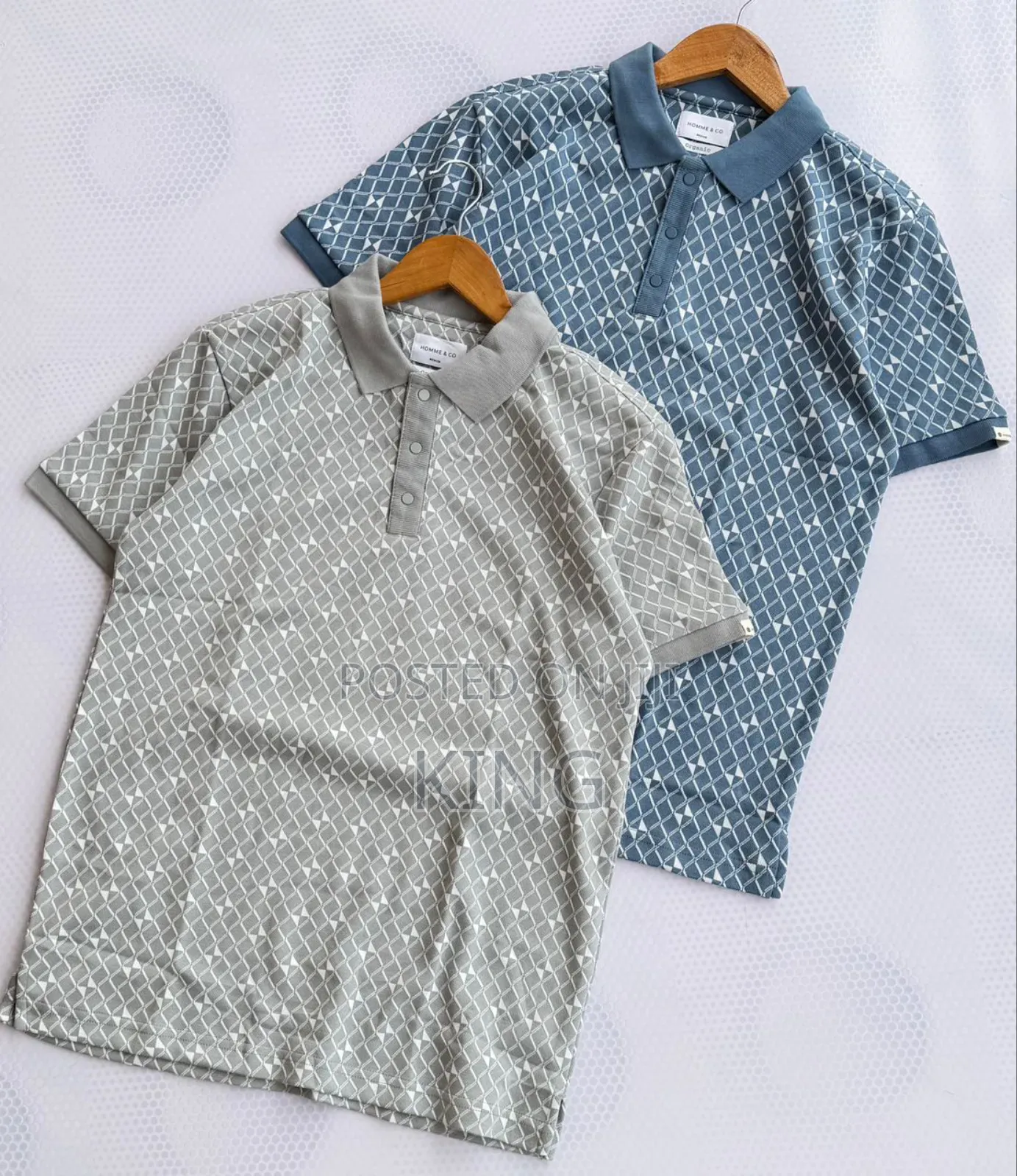 Gant Cream Printed Polo Shirts,