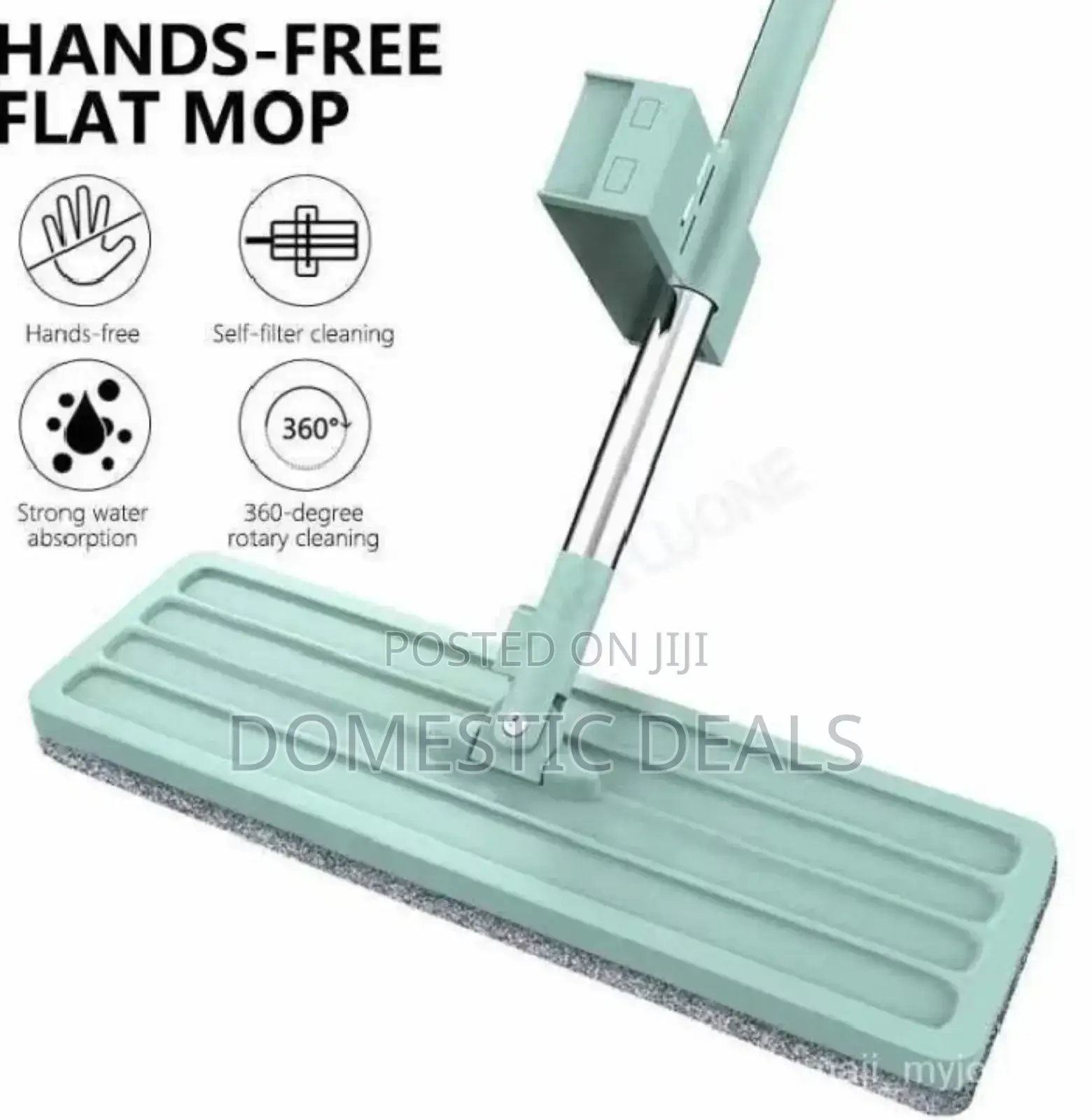Flat Mop, Lazy Don't Need to Wash by Hand