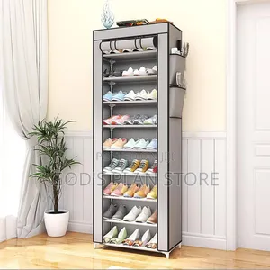 10 Tier Plastic Shoe Storage Cabinet
