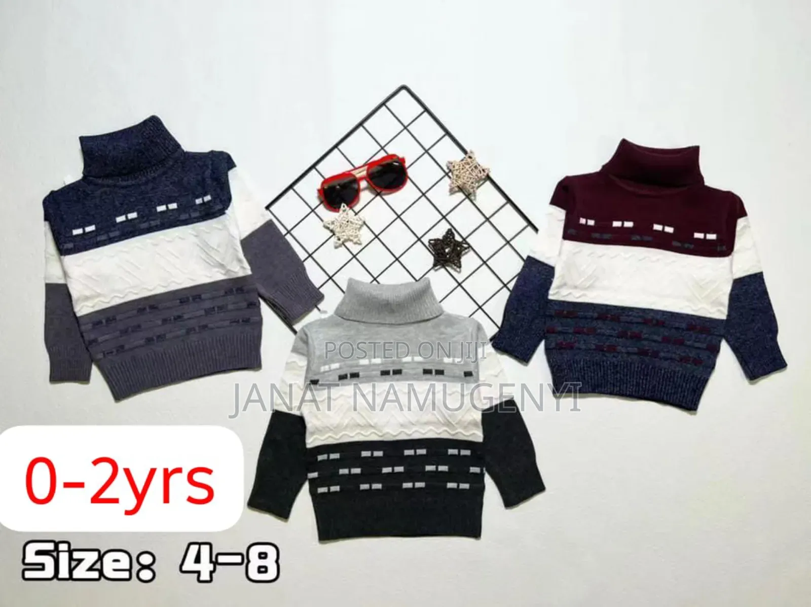 Childrens Pull Neck Sweaters