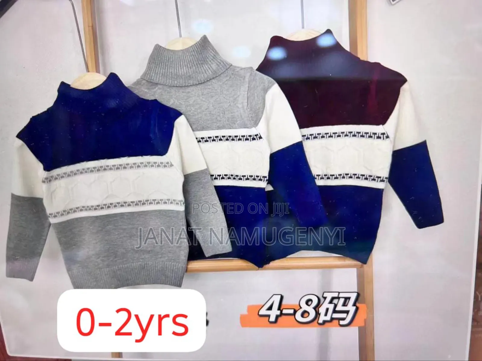 Childrens Pull Neck Sweaters