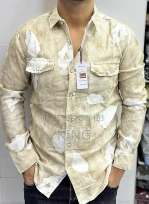 Dual Chest Pockets Denim Shirts