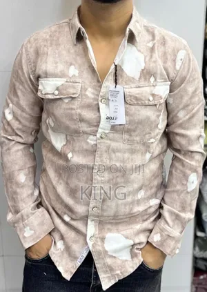 Dual Chest Pockets Denim Shirts