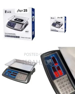 Digital Price Computing Scale With Stainless Steel Tray - Multicolo