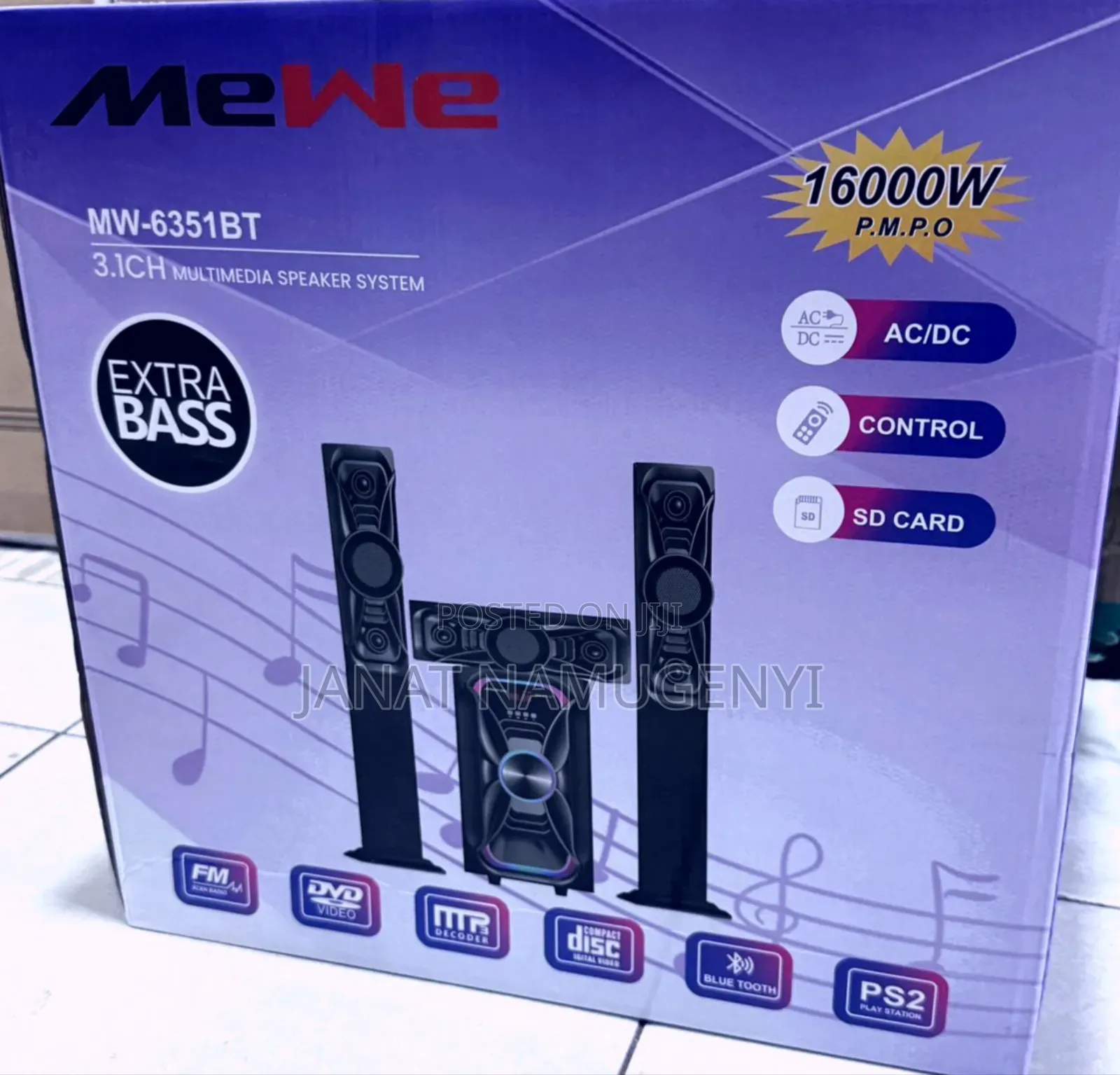Mewe 3.1ch Remote Controlled Multimedia