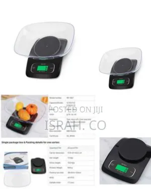 Electronic Kitchen Scale (Model: Wh-B27) - Multicolor