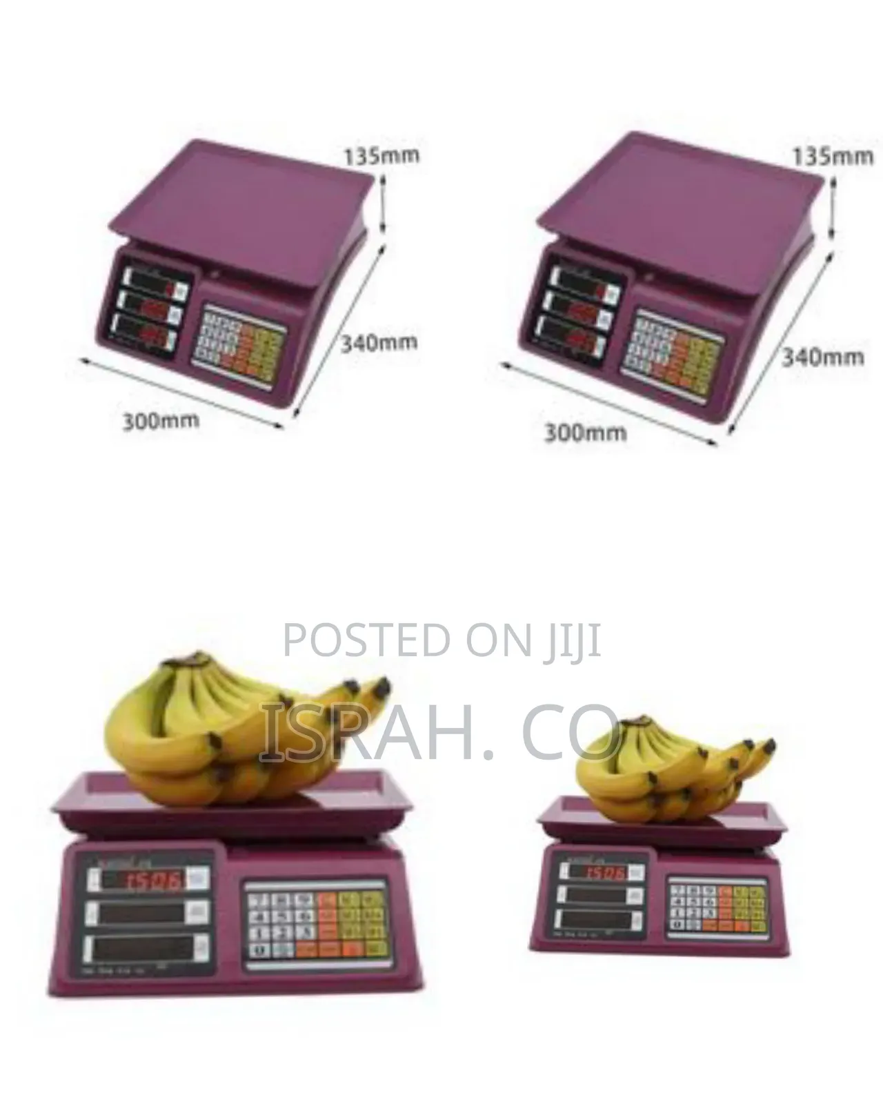 Commercial Digital Computing Price Scale (Max 30kg) - Multicolor