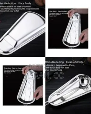 Stainless Steel Hot Pot Utensil Drip Tray Set