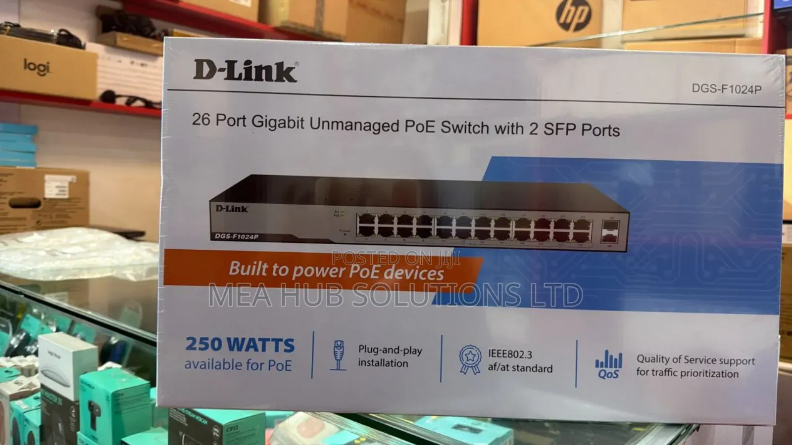 Dlink 26 Port Gigabit Unmanaged Poe Switch