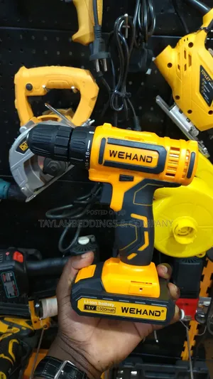 Wehand Cordless Drill Set, 18v Power Drill Set With 2battery Charger