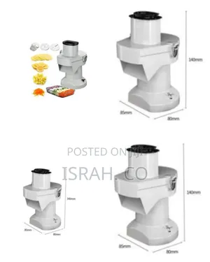 Commercial-grade Electric Vegetable Slicer And Dicer - Multicolor#