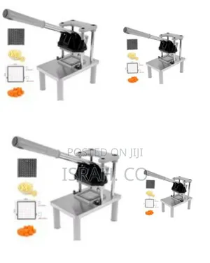 Commercial-grade Manual French Fry Cutter Vegetable Dicer .