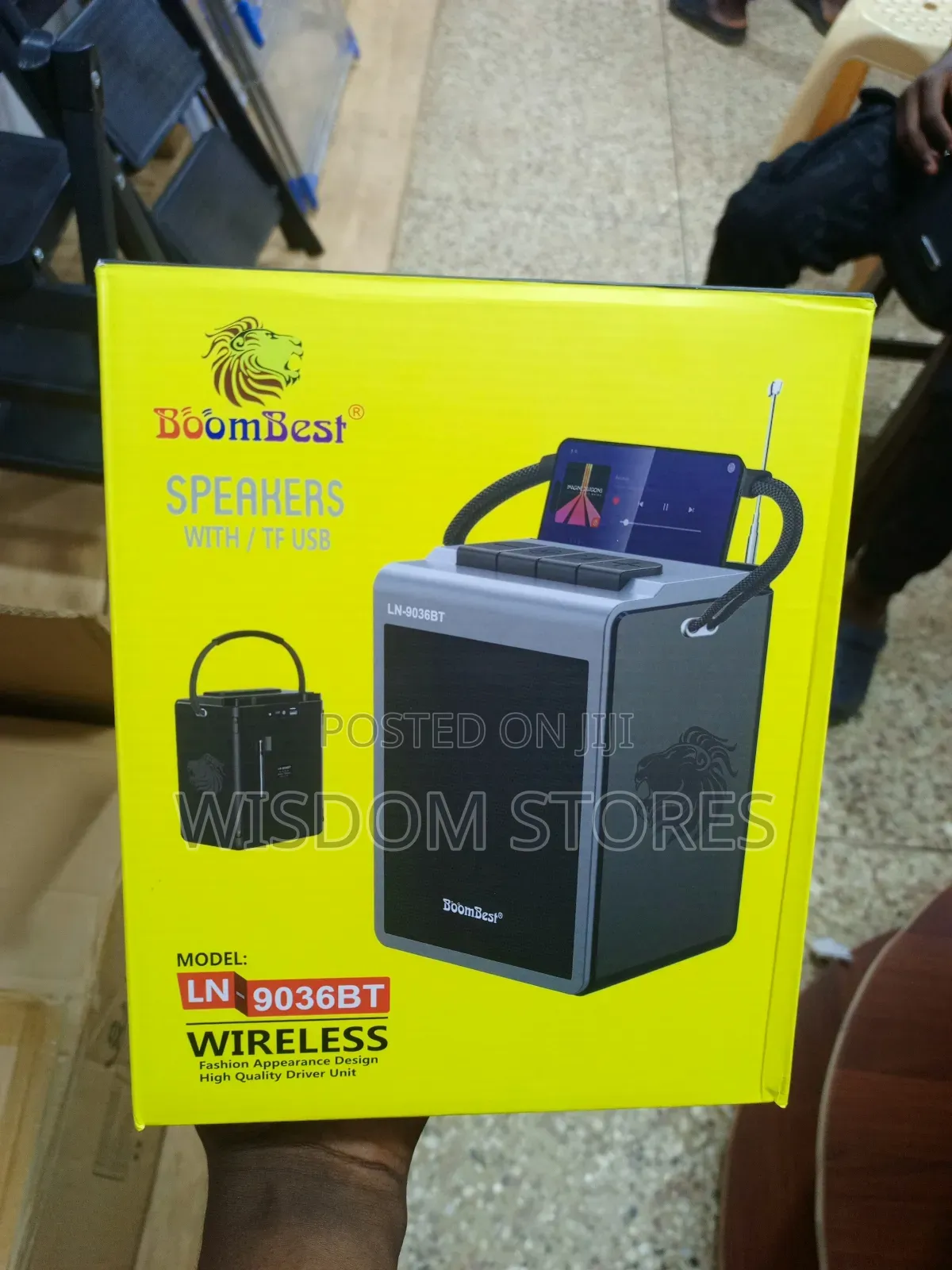 Boombest Ln-9036bt Portable, Wireless Bluetooth Speaker