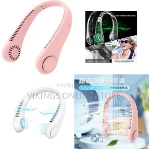 Portable Rechargeable Hanging Wearable Cooling Neck Fan Bladeless Usb