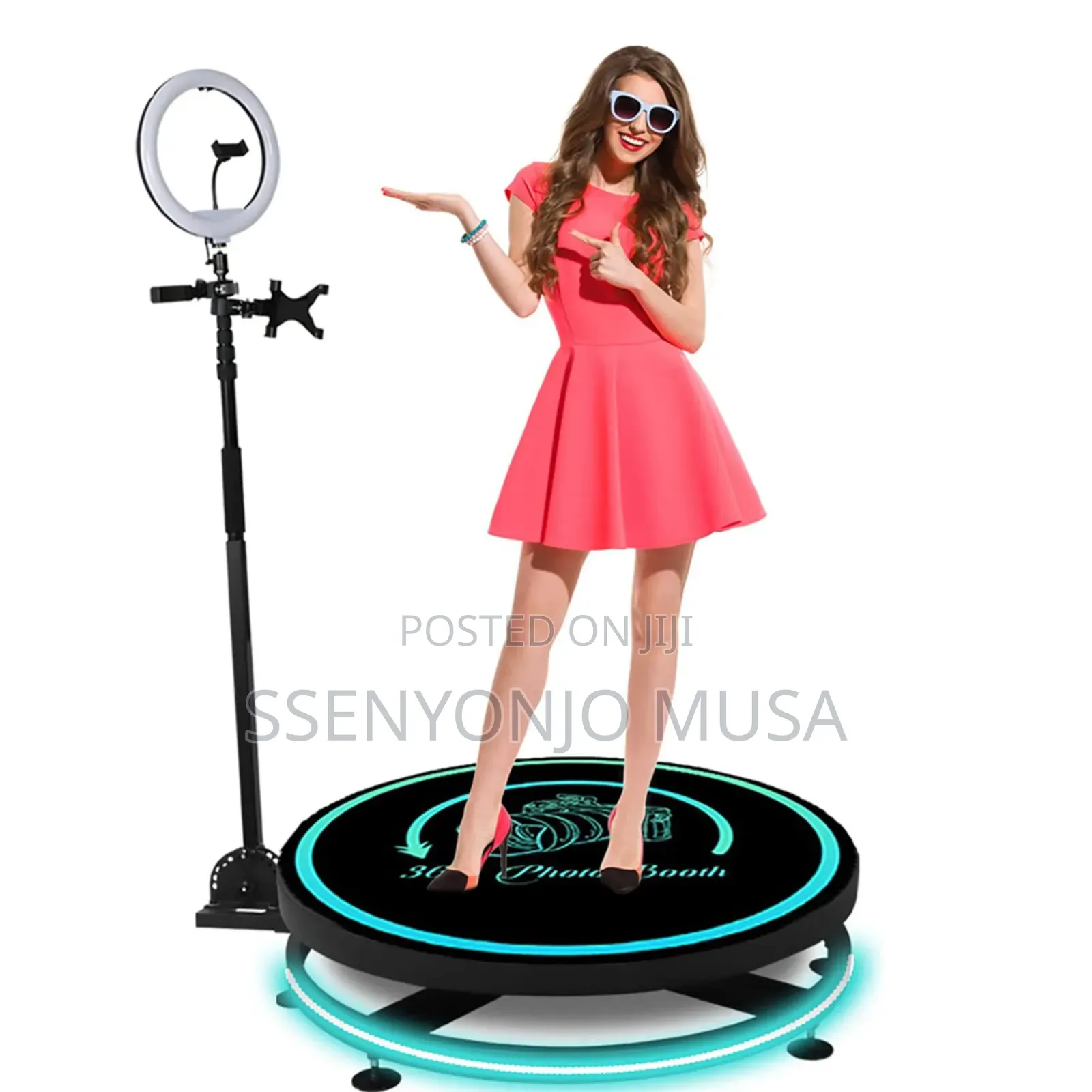 360 Photo Booth Auto Relocation, Spin, Stream Share