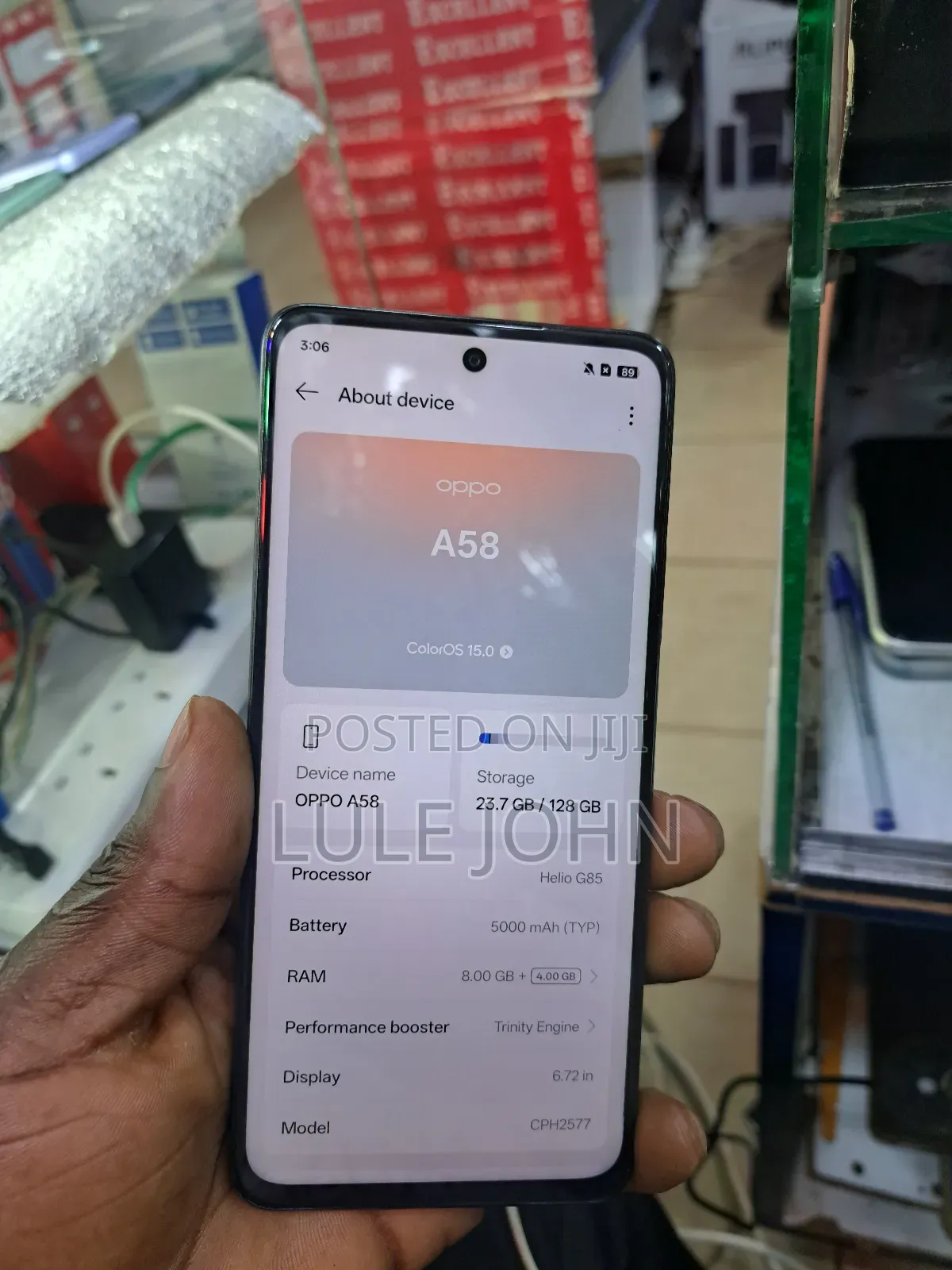 Oppo A58 4G 128 GB Black
