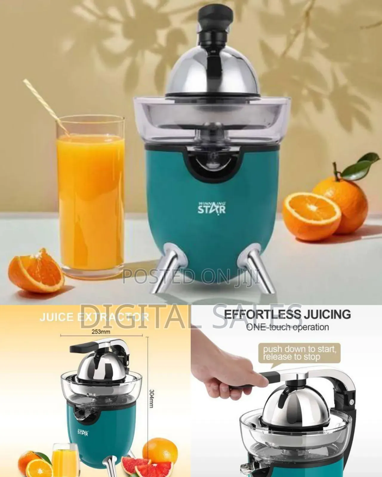 Winningstar Elegant Electric Lever Press Citrus Juicer